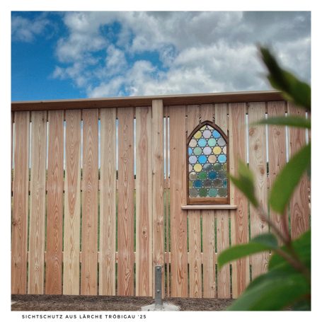 Sichtschutz aus sächsischer Lärche Tröbigau `25