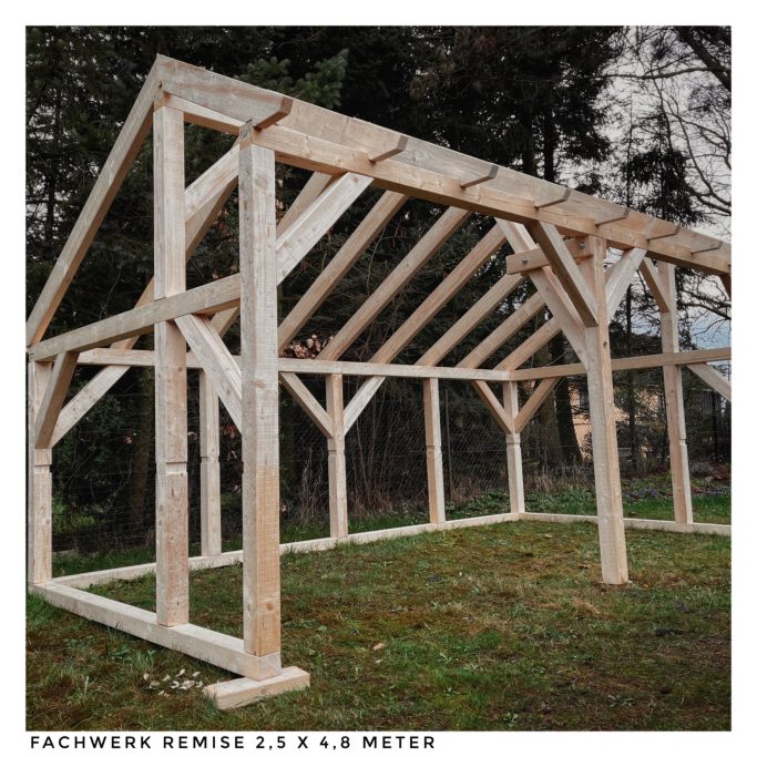 Fachwerk Remise 250x480 Fachwerk Remise 250x480